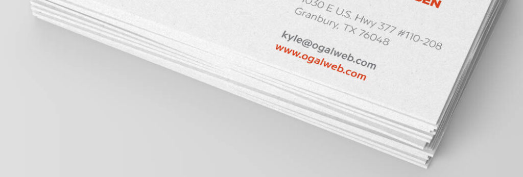 Branded email business card